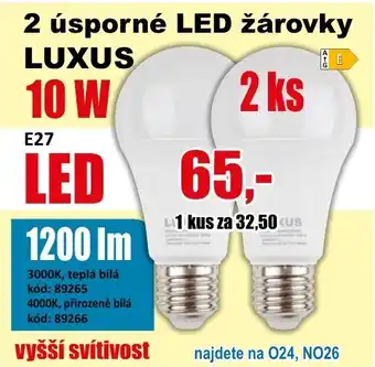 EVA 2 úsporné LED žárovky LUXUS nabídka