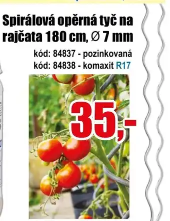 EVA Spirálová opěrná tyč na rajčata 180 cm, 07 mm nabídka