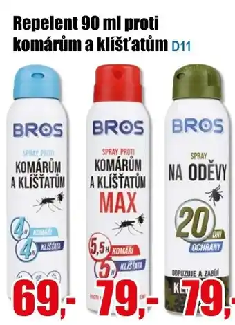 EVA Repelent 90 ml proti komárům a klíšťatům D11 nabídka