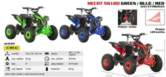 Hecht HECHT 56120 GREEN / BLUE / RED ACCU ČTYŘKOLKA nabídka