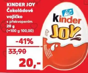 Kaufland KINDER JOY Čokoládové vajíčko nabídka