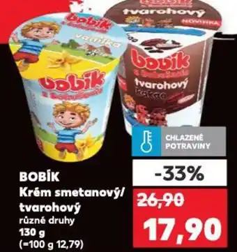 Kaufland BOBÍK Krém smetanový/ tvarohový nabídka