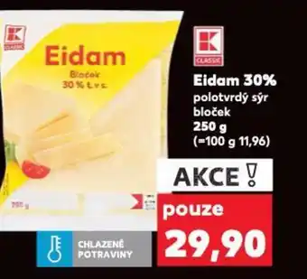 Kaufland Eidam 30% nabídka