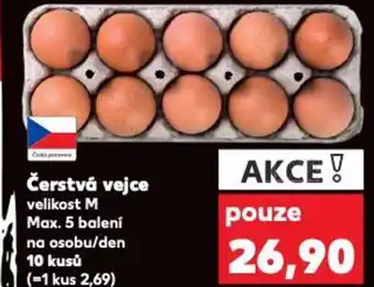 Kaufland Čerstvá vejce nabídka