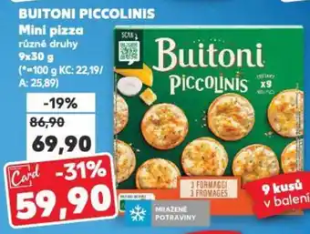 Kaufland BUITONI PICCOLINIS Mini pizza nabídka