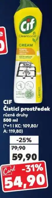 Kaufland CIF Čisticí prostředek nabídka