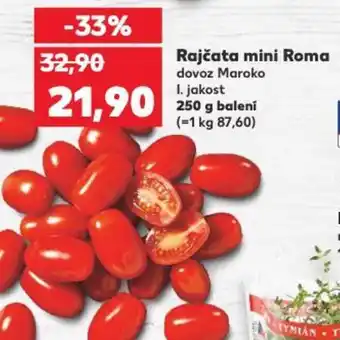 Kaufland Rajčata mini Roma nabídka