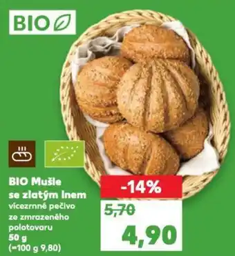 Kaufland BIO Mušle se zlatým Inem nabídka