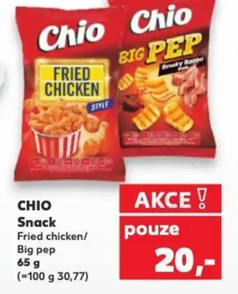 Kaufland CHIO Snack nabídka