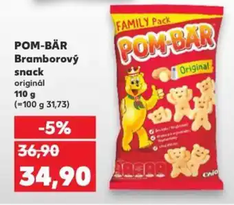 Kaufland POM-BÄR Bramborový snack nabídka