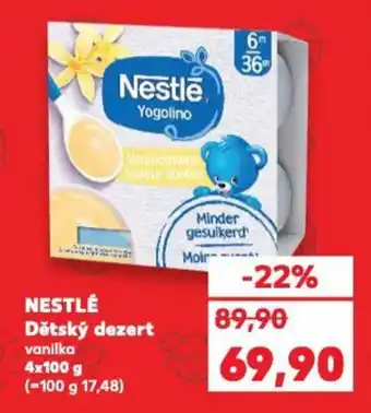 Kaufland NESTLÉ Dětský dezert nabídka