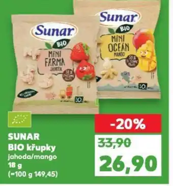 Kaufland SUNAR BIO křupky nabídka