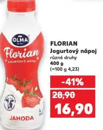 Kaufland FLORIAN Jogurtový nápoj nabídka