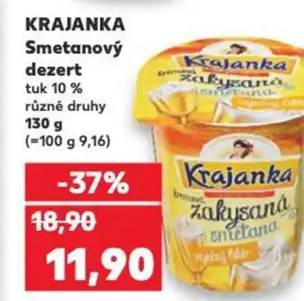 Kaufland KRAJANKA Smetanový dezert nabídka