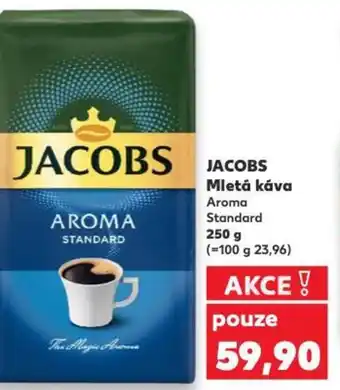 Kaufland JACOBS Mletá káva nabídka