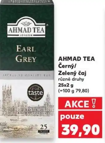 Kaufland AHMAD TEA Černý/ Zelený čaj nabídka