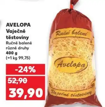 Kaufland AVELOPA Vaječné těstoviny nabídka