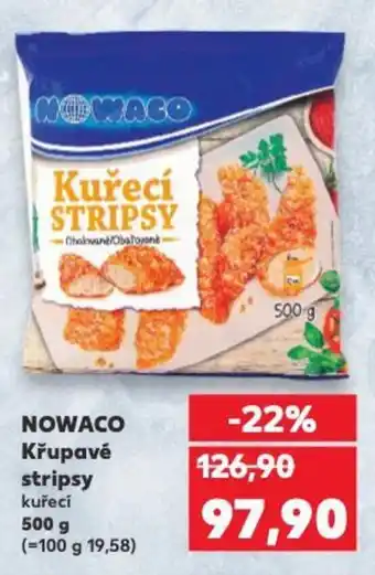 Kaufland NOWACO Křupavé stripsy nabídka