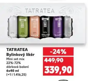 Kaufland TATRATEA Bylinkový likér nabídka