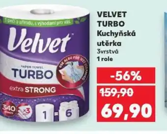 Kaufland VELVET TURBO Kuchyňská utěrka nabídka