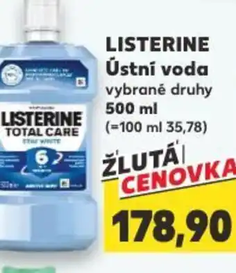 Kaufland LISTERINE Ústní voda nabídka