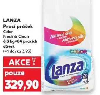 Kaufland LANZA Prací prášek nabídka