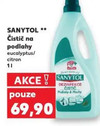 Kaufland SANYTOL ** Čistič na podlahy nabídka