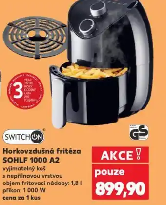 Kaufland Horkovzdušná fritéza SOHLF 1000 A2 nabídka