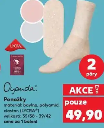 Kaufland Ponožky nabídka