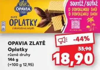 Kaufland OPAVIA ZLATÉ Oplatky nabídka