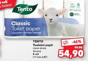 Kaufland TENTO Toaletní papír nabídka