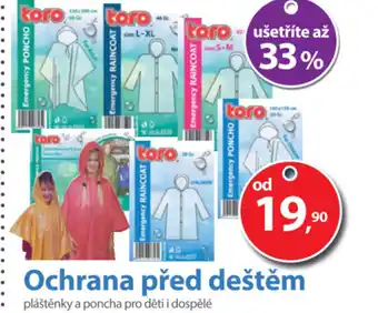 Kitos Ochrana před deštěm nabídka