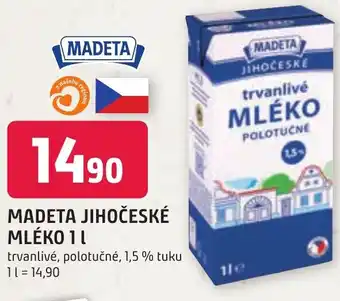 Trefa MADETA JIHOČESKÉ MLÉKO 1L nabídka