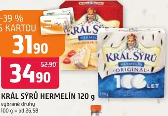 Trefa KRÁL SÝRŮ HERMELÍN 120 g nabídka