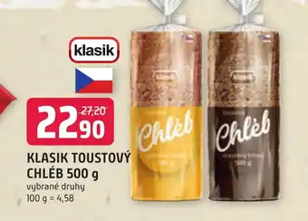 Trefa KLASIK TOUSTOVÝ CHLÉB 500 g nabídka