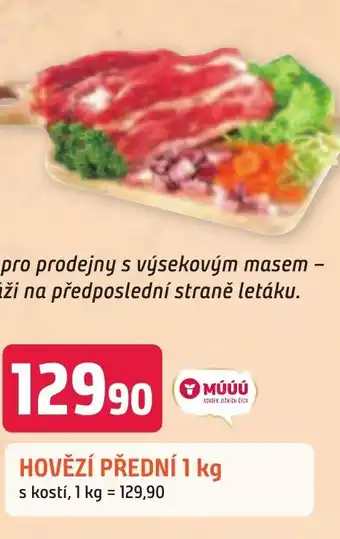 Trefa HOVĚZÍ PŘEDNÍ 1 kg nabídka
