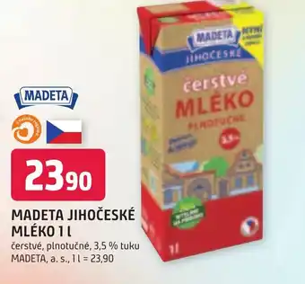Trefa MADETA JIHOČESKÉ MLÉKO 1L nabídka
