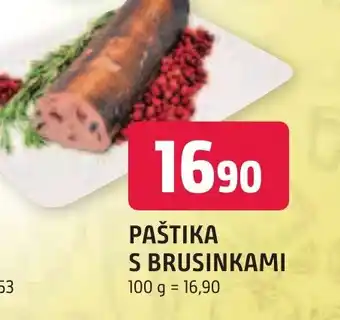 Trefa PAŠTIKA S BRUSINKAMI nabídka