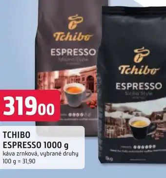 Trefa TCHIBO ESPRESSO 1000 g nabídka