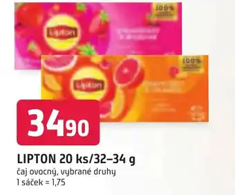 Trefa LIPTON 20 ks/32-34 g nabídka