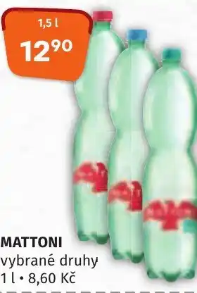 Trefa MATTONI 1.5L nabídka