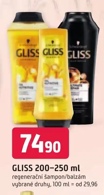 Trefa GLISS 200-250 ml nabídka
