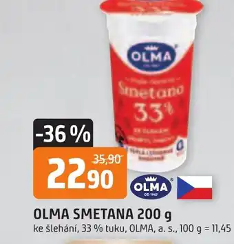 Trefa OLMA SMETANA 200 g nabídka