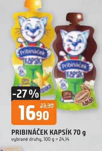 Trefa PRIBINÁČEK KAPSÍK 70 g nabídka