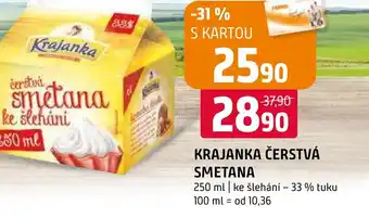 Terno KRAJANKA ČERSTVÁ SMETANA nabídka