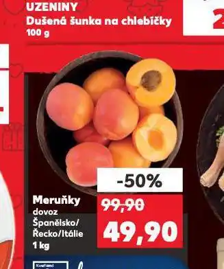 Kaufland Meruňky nabídka