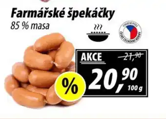 ZEMAN Farmářské špekáčky nabídka