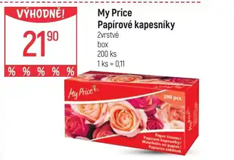 Globus My Price Papírové kapesníky nabídka