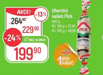 Globus Uherský salám Pick nabídka