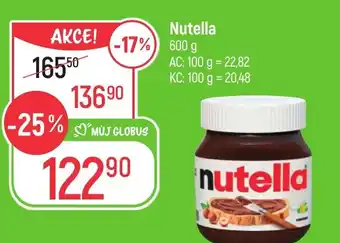Globus Nutella nabídka